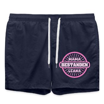 Gift for Leana - Swim Trunks - french navy - Front - AI Model Male 185 light (185cm)