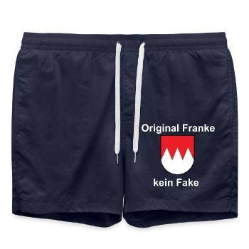 Original Franke - Badeshorts - French Navy - Vorne - AI Model Male 185 light (185cm)