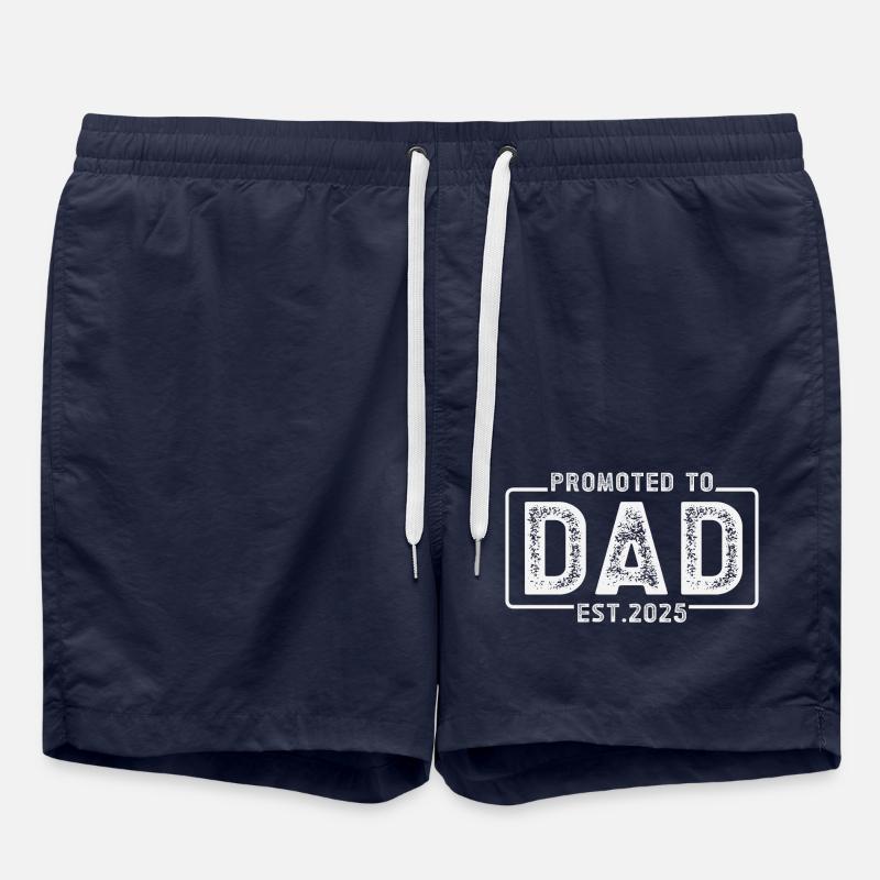 Promotion à papa 2025 - Short de bain - bleu marine