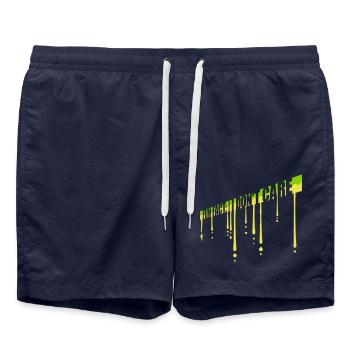 I dont care fact - Badeshorts - French Navy - Vorne - AI Model Male 185 light (185cm)