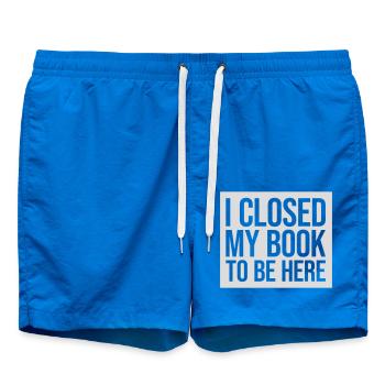 I closed my book - Badeshorts - Cobalt blue - Vorne