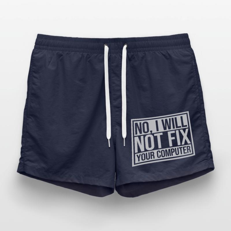 not fix your computer Badeshorts