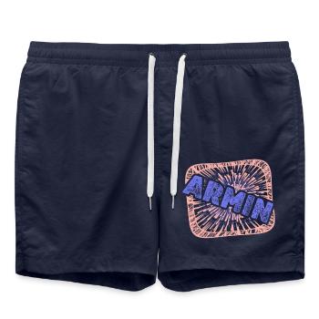 Cadeau pour Armin - Short de bain - bleu marine - Devant - AI Model Male 185 light (185cm)