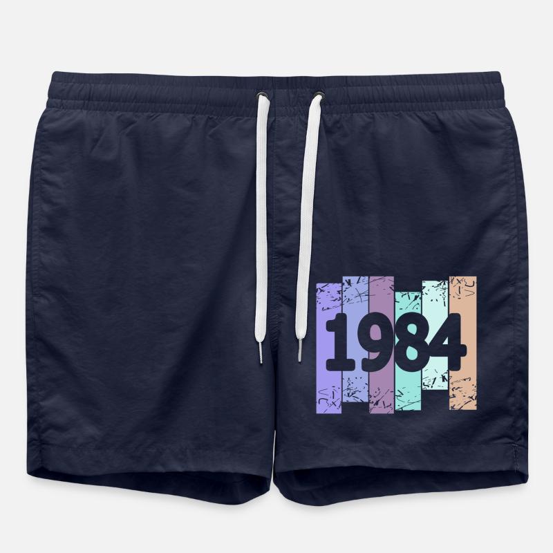 1984 - Short de bain - bleu marine