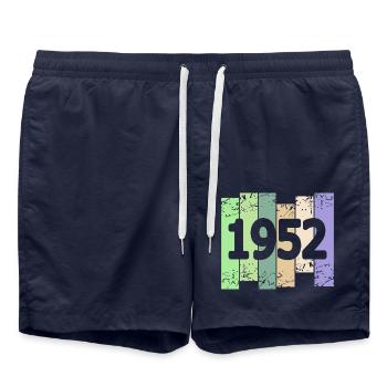 Artwork 1952 - Swim Trunks - french navy - Front - AI Model Male 185 light (185cm)