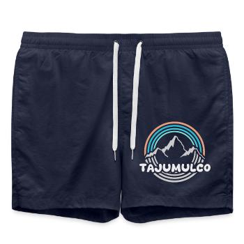 Tajumulco as a mountain - Swim Trunks - french navy - Front - AI Model Male 185 light (185cm)