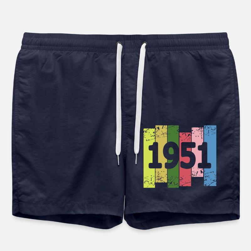 1951 - Swim Trunks - french navy