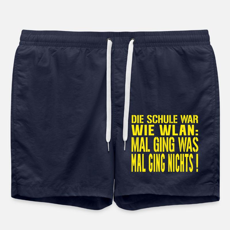 Abi Spruch WLAN - Short de bain - bleu marine