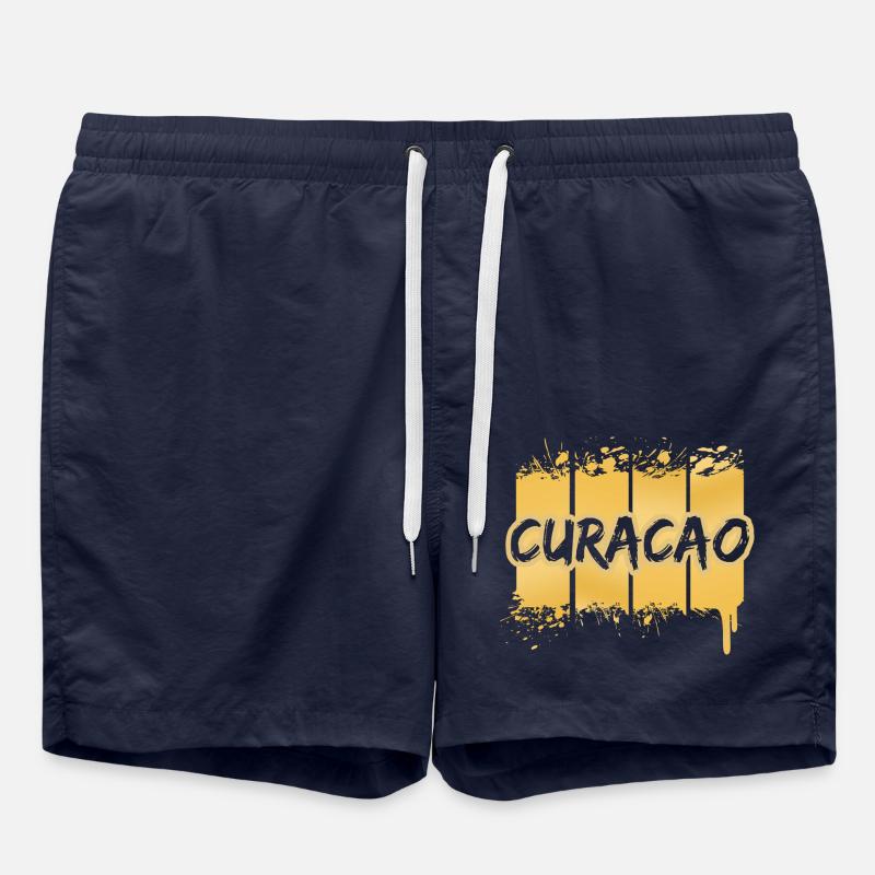 Curaçao comme Curaçao - Short de bain - bleu marine
