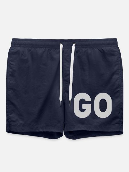 ALLER - Short de bain - bleu marine