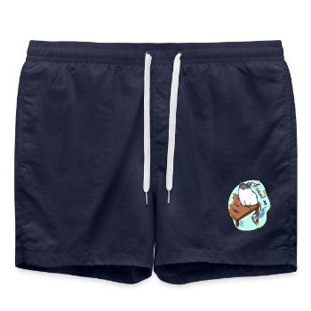 It wasn't me - Badeshorts - French Navy - Vorne - AI Model Male 185 light (185cm)