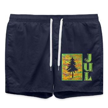 jul e 258 - Swim Trunks - french navy - Front - AI Model Male 185 light (185cm)