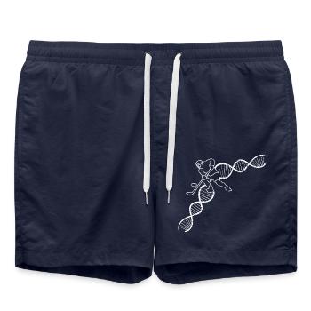 Ice Hockey Winter Sports Ice Hockey Team Gift - Swim Trunks - french navy - Front - AI Model Male 185 light (185cm)