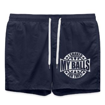 I shaved my balls - Badeshorts - French Navy - Vorne - AI Model Male 185 light (185cm)