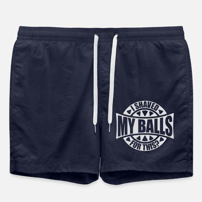 I shaved my balls - Swim Trunks - french navy