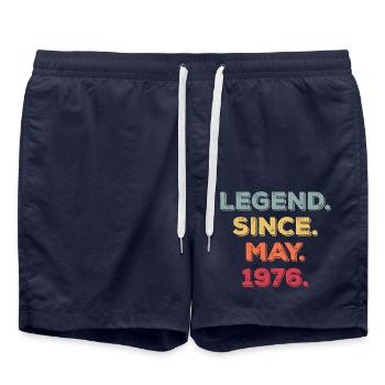 LEGEND SINCE MAY 1976 - Swim Trunks - french navy - Front - AI Model Male 185 light (185cm)
