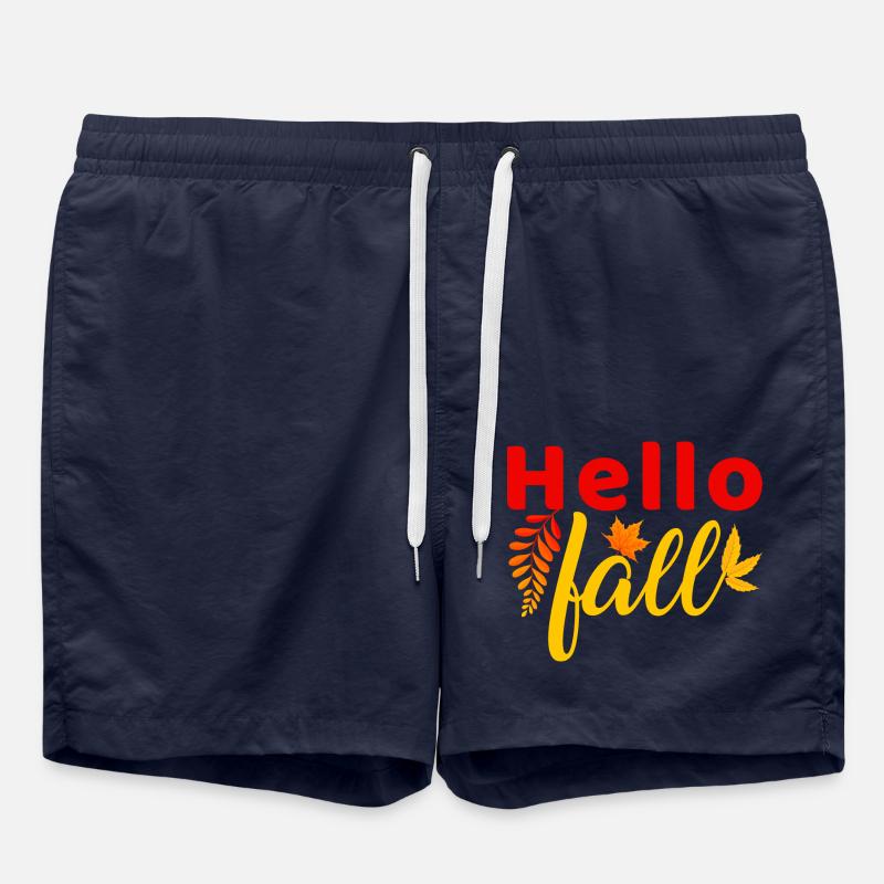 Automne Bonjour Automne - Short de bain - bleu marine
