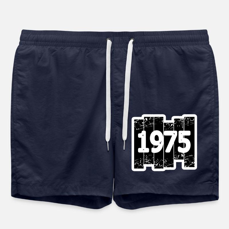 1975 - Short de bain - bleu marine