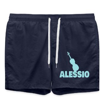 Bratsche Alessio - Badeshorts - French Navy - Vorne - AI Model Male 185 light (185cm)
