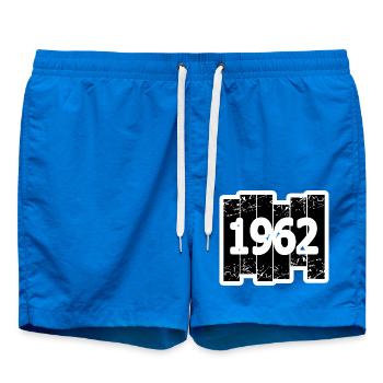 Year 1962 - Swim Trunks - cobalt blue - Front