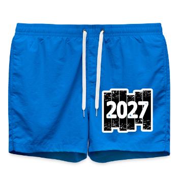 2027 - Swim Trunks - cobalt blue - Front