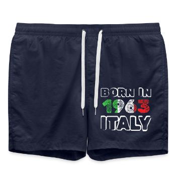 1963 - Swim Trunks - french navy - Front - AI Model Male 185 light (185cm)