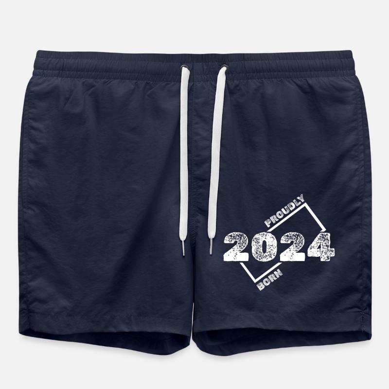 Idée cadeau 2024 - Short de bain - bleu marine