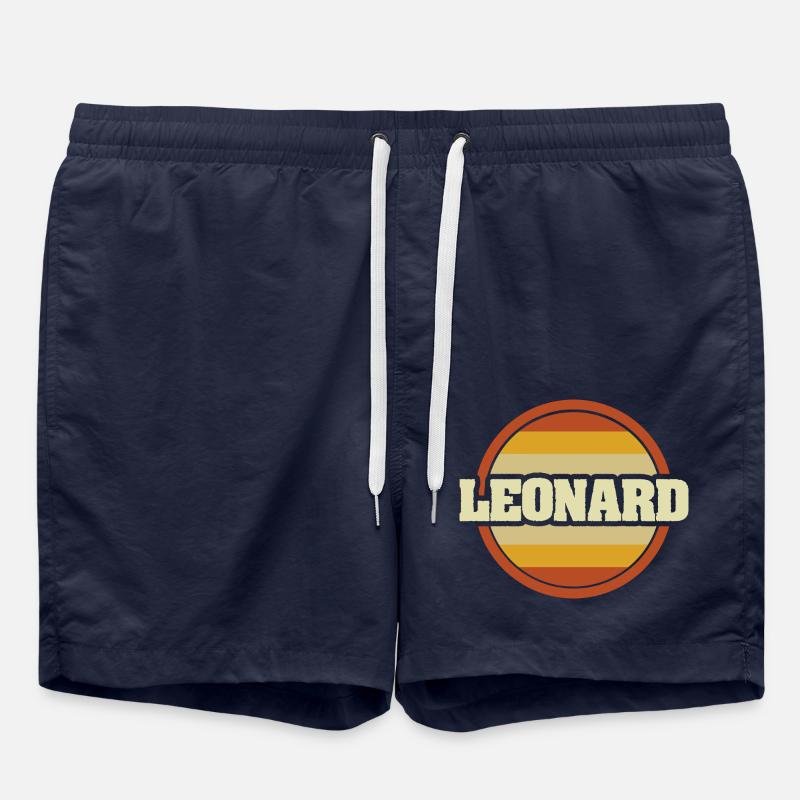 Gift for Leonard - Swim Trunks - french navy