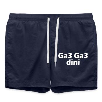 Ga3 ga3 dini - Swim Trunks - french navy - Front - AI Model Male 185 light (185cm)