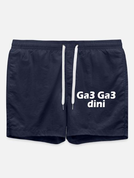 Ga3 ga3 dini - Short de bain - bleu marine