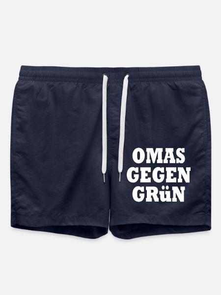 Omas gegen grün - Badeshorts - French Navy