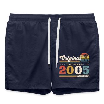 20th Birthday Original December 2005 Volume 05 - Swim Trunks - french navy - Front - AI Model Male 185 light (185cm)
