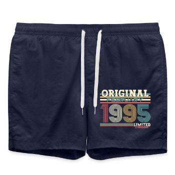 30ème anniversaire cadeau mari Original février 1995 - Short de bain - bleu marine - Devant - AI Model Male 185 light (185cm)