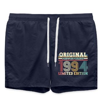 30th Birthday Original November 1994 Volume 94 - Swim Trunks - french navy - Front - AI Model Male 185 light (185cm)