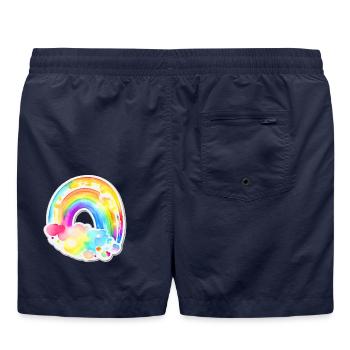 Arc-en-ciel - Short de bain - bleu marine - Dos