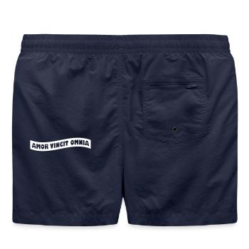 Amor vincit omnia L’amour triomphe de tout - Short de bain - bleu marine - Dos