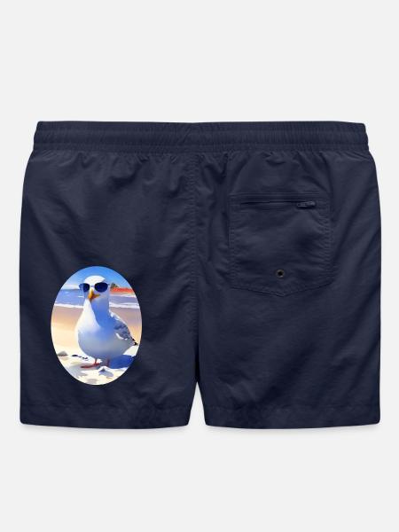 Coole Möwe - Badeshorts - French Navy
