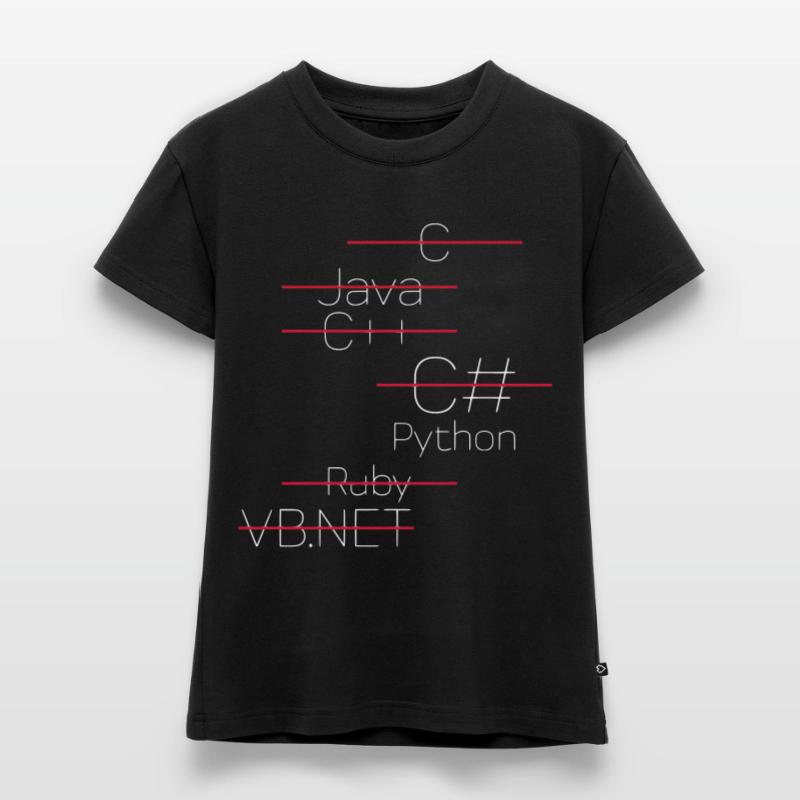 PYTHON CODING / PROGRAMMING LANGUAGE SLIM FIT Women's Organic T-Shirt