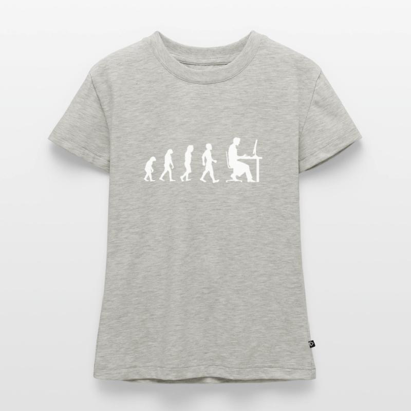 Evolution - Gift - Programmers Computer Nerd SLIM FIT Women's Organic T-Shirt