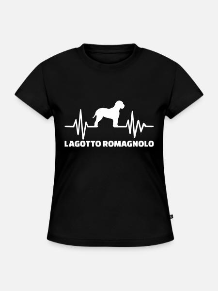 Lagotto Romagnolo - SLIM FIT Frauen Organic T-Shirt - Schwarz
