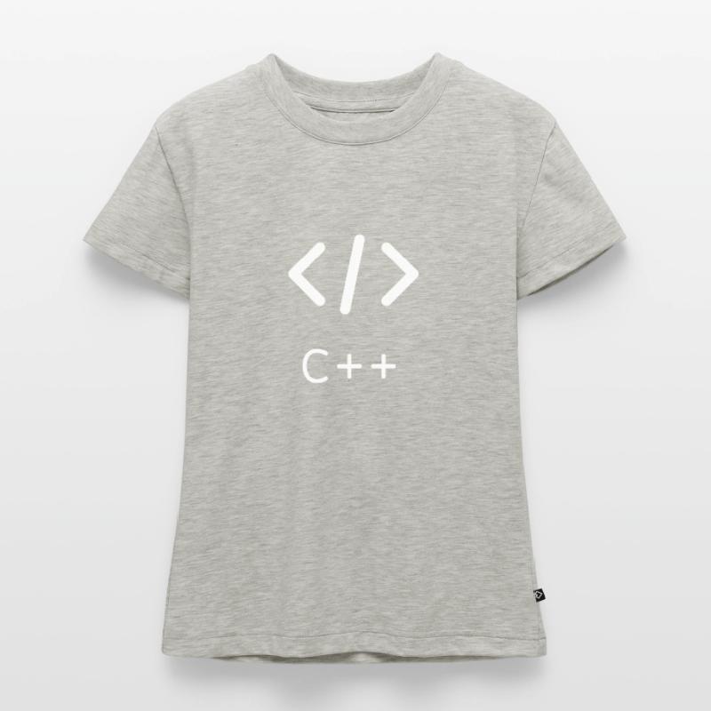 C++ programming language programmer programming SLIM FIT Women's Organic T-Shirt