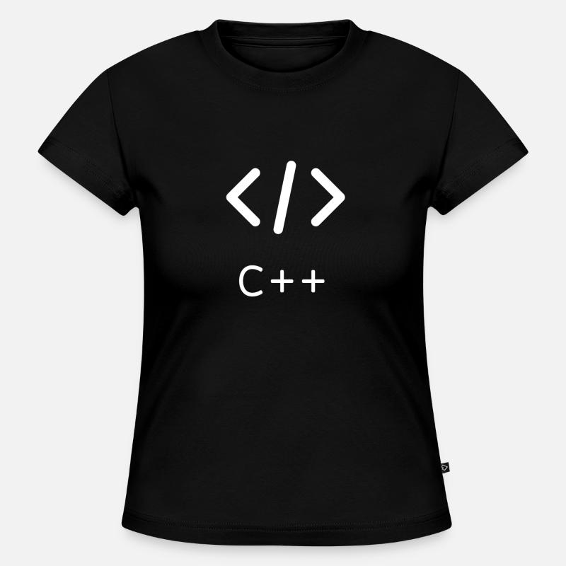 Programmer C++ Langage de programmation - T-shirt bio SLIM FIT Femme - noir