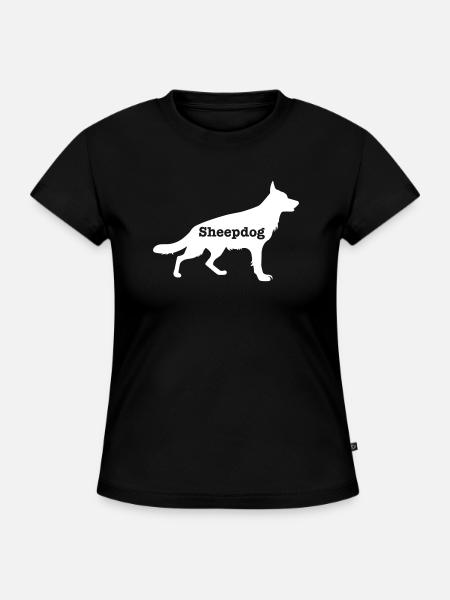 Schäferhund - SLIM FIT Frauen Organic T-Shirt - Schwarz