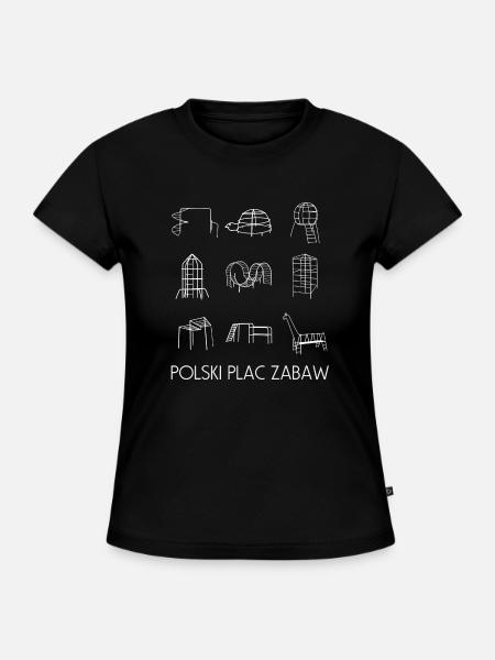 Plac Zabaw Poland - SLIM FIT Frauen Organic T-Shirt - Schwarz