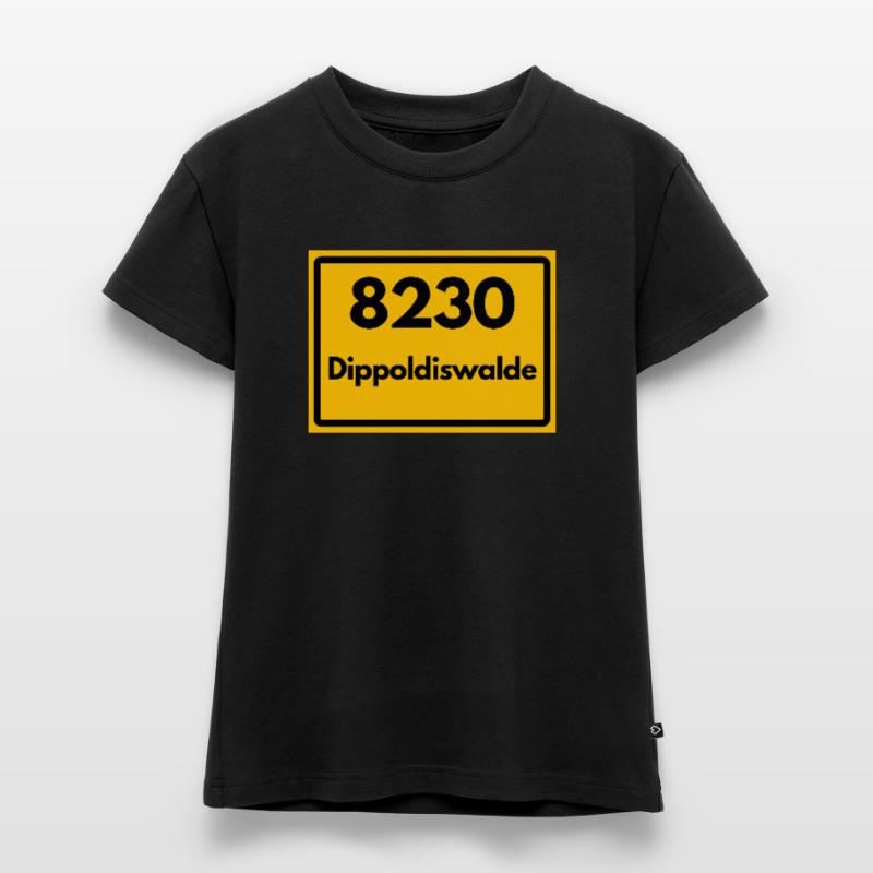OLD POSTCODE ZIP CODE 8230 DIPPOLDISWALDE SAXONY SLIM FIT Women's Organic T-Shirt