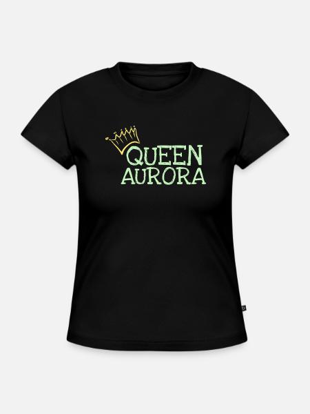 Geschenk für Aurora - SLIM FIT Frauen Organic T-Shirt - Schwarz