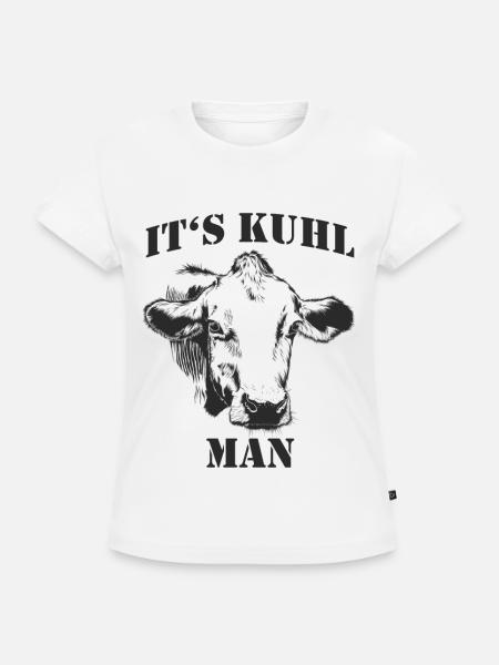 It's Kuhl Man - SLIM FIT Frauen Organic T-Shirt - Weiß