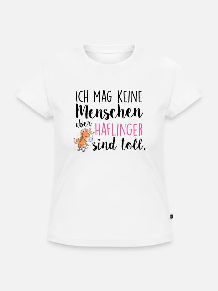Haflinger sind toll - SLIM FIT Frauen Organic T-Shirt - Weiß