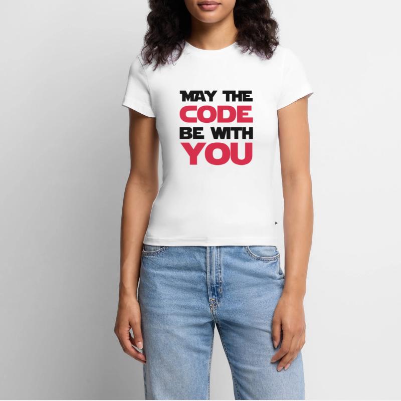 Computer / Developer / Geek / Code / Funny SLIM FIT Women's Organic T-Shirt