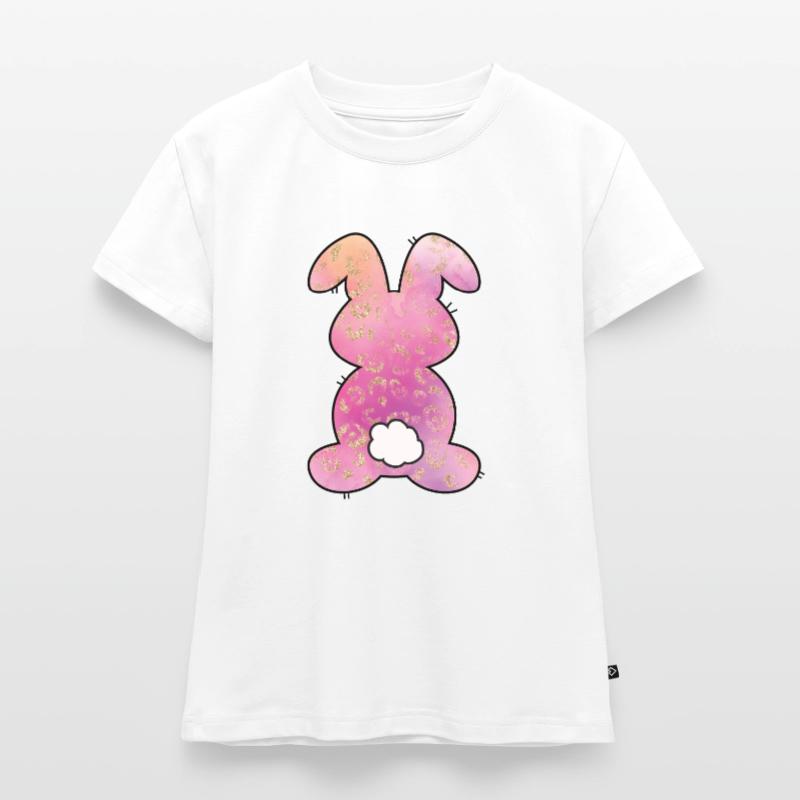 Leopard Pattern Rabbit Easter SLIM FIT Women's Organic T-Shirt